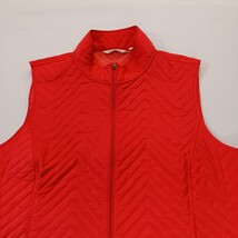 Orvis RN#70534 Women's Full Zip Orange Sleeveless Vest Pockets Size XL image 10
