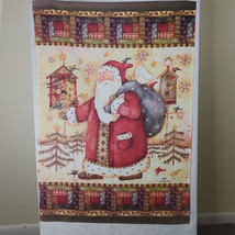 Santa Nature House Flag by Debi Hron Winter Christmas Snow Birds 27 x 40... - $9.49