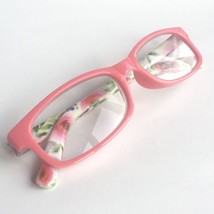 Reader Glasses Pink Peach Floral Flower Womens Fairy Cottage 1.25 1.75 2.0 3.25 - $8.57+