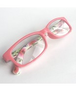 Reader Glasses Pink Peach Floral Flower Womens Fairy Cottage 1.25 1.75 2... - $8.57+