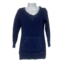 Old Navy Junior Women&#39;s Long Sleeved Blue Swoop Neck Sweatshirt Size XS - £16.25 GBP