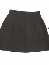 Cignal Women&#39;s Skirt Retro Black Wool Blwnd Short Skirt Size 6 - £9.92 GBP