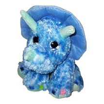 Wild Republic Triceratops Dinosaur Plush Blue Stuffed Animal Herbivore 12&quot; - £7.40 GBP