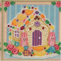 Springtime Sweetness Cross Stitch Kit with Beads and Buttons - Create Your Own S - $67.27