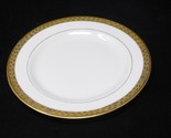 Hutschenreuther Selb LHS Bavaria Gold Ivy Leaf Rim on a 6 3/8&quot; White Plate - $14.80