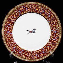 Hermes Cheval d&#39;Orient Dinner Plate 26 cm porcelain horse brown dinnerware 073 - £432.00 GBP