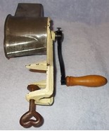 Antique Kitchen Table Mount Larger Rotary Cylinder Grater Marked Superior  - £23.66 GBP