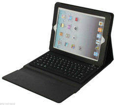 Wireless keyboard leather black case for Ipad 4 3rd A1416 A141 A1460 A14... - £45.05 GBP