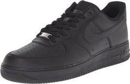 Nike Mens Air Force 1 Low 07 Basketball Sneakers Size 11 Color Black - £89.35 GBP