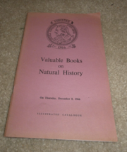 Vintage 1966 Booklet Christie&#39;s Auction Catalog Valuable Books Natural H... - $347.76 MXN
