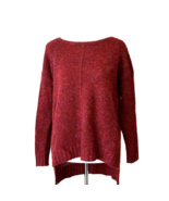 Marks And Spenser Indigo Collection Sweater Womens UK Small Berry Red He... - $24.74