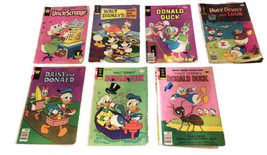Gold Key &amp; Whitman Lot Of 7 Donald Duck, Huey Dewey, Daisy &amp; Scrooge Comics - £9.97 GBP