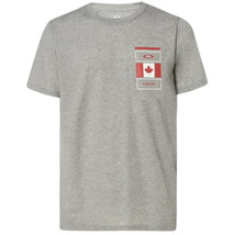 Oakley Canada Tee, Gray - Men&#39;s Size Small NEW W TAG - £35.39 GBP