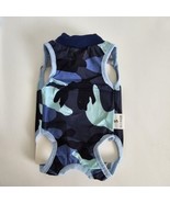 Cat Post Surgical Suit Recovery Bodysuit Small to 4lb Blue Camouflage Ad... - £7.76 GBP