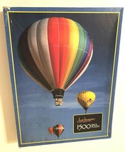 1985 M. Bradley Just Imagine Floating Free Hot Air Balloons 1500 Puzzle ... - $10.67