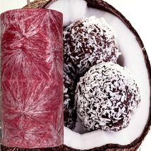 Chocolate Coconut Scented Palm Wax Pillar Candle - £19.75 GBP+