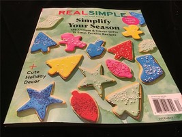 Real Simple Magazine December 2021 Special Double Issue Simplify Your Season - $10.00