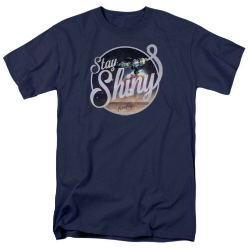 Primary image for Firefly / Serenity Stay Shiny with Firefly Ship T-Shirt NEW UNWORN