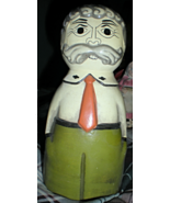 Coin Bank Man With Fancy Mustache Bank - $9.00