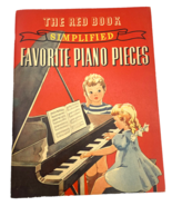 Whitman Piano Pieces The Red Book Simplified 1939 Sheet Music Favorites ... - £8.45 GBP