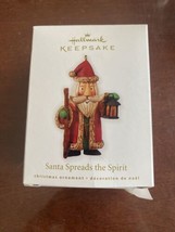 Hallmark Keepsake 2010 Santa Spreads The Spirit Christmas Ornament Lantern - £15.00 GBP