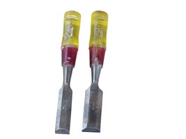 VINTAGE FULLER TOOLS UNBREAKABLE WOOD CHISEL 3/4” &amp; 1” - SHARP! - $237.01 MXN