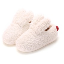 Winter Women Cute Rabbit Cotton Slippers Plush Warm Non-slip Outdoor Indoor Shoe - £21.09 GBP