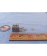 Calico Critters Sylvanian Dollhouse compatible mini toaster and 6 bread ... - $5.99