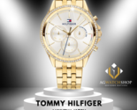 Montre pour femme Tommy Hilfiger quartz acier inoxydable cadran blanc 39... - £94.92 GBP