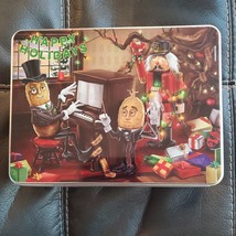 VTG Planters Mr. Peanut Happy Holidays  Nutcracker Tin Christmas Holiday... - $18.99