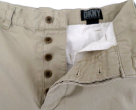 DKNY Men&#39;s Casual Walking Shorts 29 Khaki Beige Button Fly - $13.86