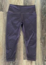 PrAna  Women’s Dark Mauve/Plum Capri Leggings Yoga Athletic Size Small  EUC - $28.71