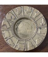 Vintage Ashtray Chinese Zodiac Brass Bowl Astrological Made In Korea 7” - €20,79 EUR