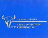 C M Russell Museum Artist Invitational Exhibition Priced Catalog 1986  - £29.58 GBP