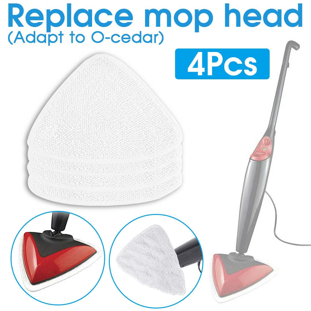 4pcs/lot Replacement Microfiber Mop Pads Floor Mop Cleaning Head Washable Reusab