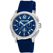 Roberto Cavalli Men&#39;s Classic Blue Dial Watch - RC5G085P0055 - £137.36 GBP