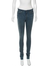 Helmut Lang Storm Wash Dusty Blue Skinny Leggings Jeans 24 0 - $746.96 MXN