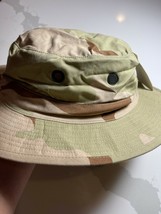 WHITEWATER HAT SUN HOT WEATHER VENTED BOONIE MILITARY CAMO DCU DESERT AD... - $20.65