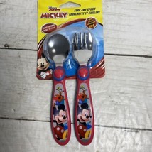 Disney Junior Mickey Mouse  Fork &amp; Spoon Set Baby &amp; Toddler - $9.89