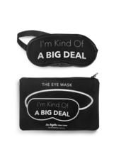 I&#39;m kind of a Big Deal eye mask and pouch Black Los Angeles Trading Co. - £12.76 GBP