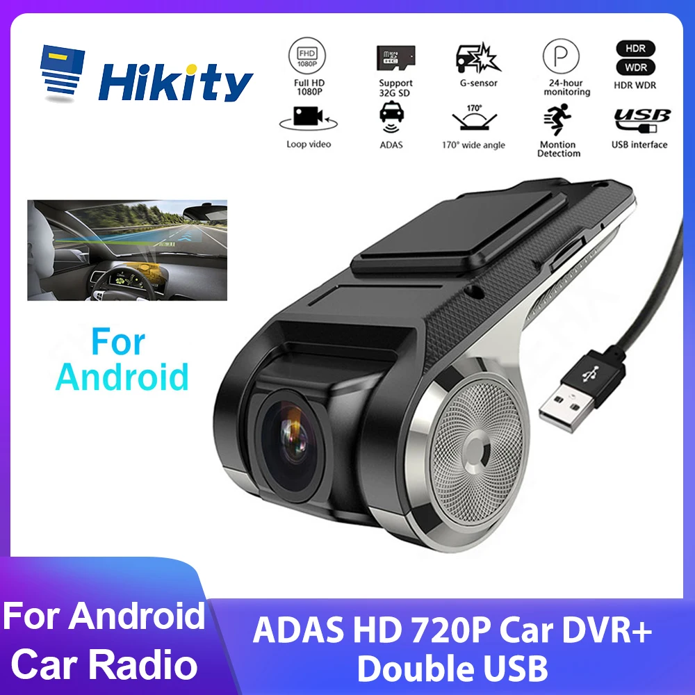 Hikity ADAS Car DVRs Full HD Dash Cam Camera Auto Recorder 2022 Hidden Type for - £17.43 GBP+