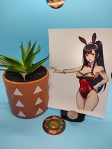 Custom Anime Girl - Bunny Suit - Waterproof Vinyl Sticker Decal - $1.99+