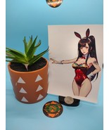Custom Anime Girl - Bunny Suit - Waterproof Vinyl Sticker Decal - £2.35 GBP+
