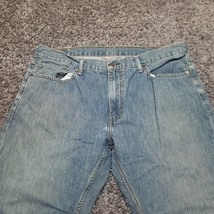 Levi 559 Jeans Mens 38x30 Blue Relaxed Fit Straight Leg Mid Rise Denim P... - $17.05