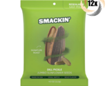 Full Box 12x Bags Smackin&#39; Dill Pickle Jumbo Sunflower Seeds | 4oz | Sma... - £46.07 GBP