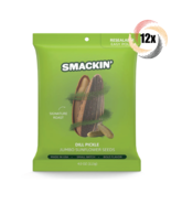 Full Box 12x Bags Smackin&#39; Dill Pickle Jumbo Sunflower Seeds | 4oz | Sma... - £46.08 GBP