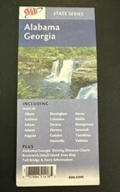 AAA State Series Alabama Georgia Map 2005 - £3.90 GBP