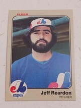 Jeff Reardon Montreal Expos 1983 Fleer Card #293 - £0.77 GBP