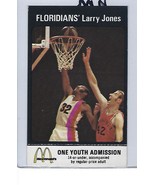 1971 ABA Basketball Floridians McDonalds Full Ticket w/tab  Larry Jones  NM - $473.89 CAD