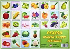 Memory Game Pexeso  Fruits and Vegetables (Find the pair!), European Pro... - £5.49 GBP